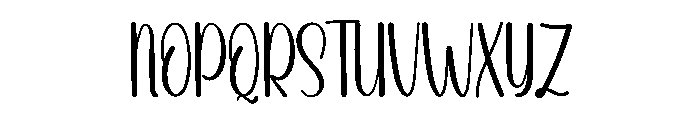 Daily Calligraphy Font UPPERCASE