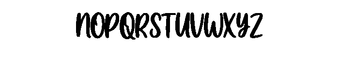 Daily Calm Script Regular Font UPPERCASE