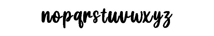 Daily Calm Script Regular Font LOWERCASE