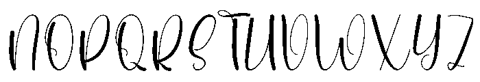 Daily Calm Font UPPERCASE