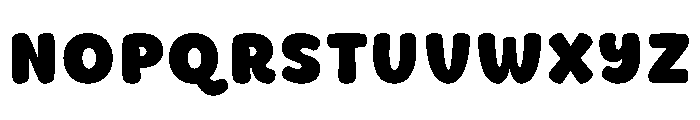 Daily Chunky Regular Font UPPERCASE