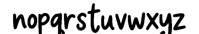 Daily Darling Script Font LOWERCASE