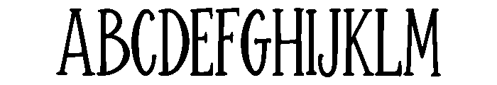 Daily Darling Serif Font UPPERCASE