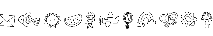 Daily Doodles Font LOWERCASE