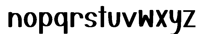 Daily Grind Font LOWERCASE