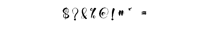 Daily Honey Font OTHER CHARS