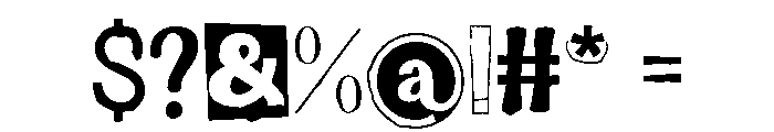 Daily Mail Magazine Regular Font OTHER CHARS