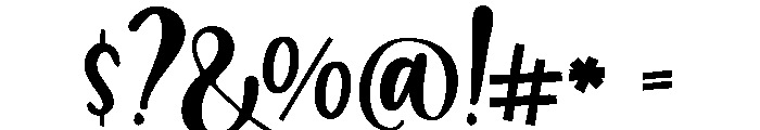 Daily Milk Regular Font OTHER CHARS