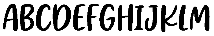 Daily Milk Regular Font UPPERCASE