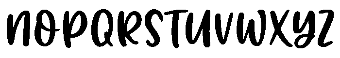 Daily Milk Regular Font UPPERCASE
