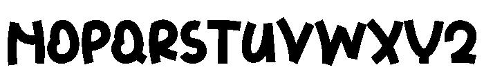 Daily Monday Font UPPERCASE