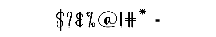 Daily Morning Font OTHER CHARS