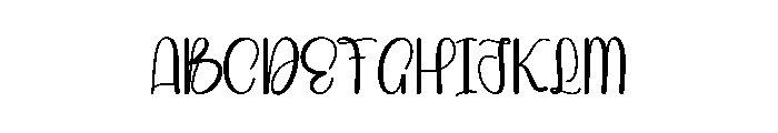 Daily Morning Font UPPERCASE