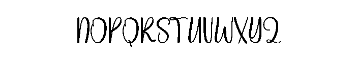 Daily Morning Font LOWERCASE