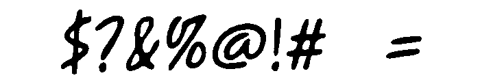 Daily Pages Regular Font OTHER CHARS