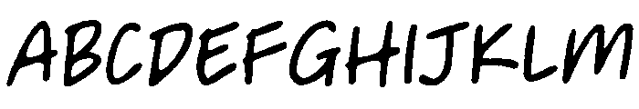 Daily Pages Regular Font UPPERCASE