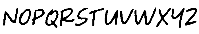 Daily Pages Regular Font UPPERCASE