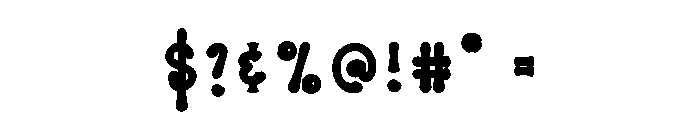 Daily Person Font OTHER CHARS