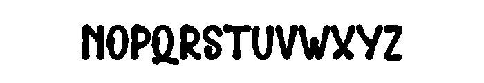 Daily Person Font LOWERCASE
