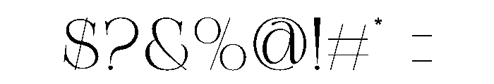 Daily Ramide Font OTHER CHARS