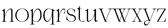 Daily Ramide Font LOWERCASE