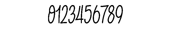 Daily Schedule Font OTHER CHARS