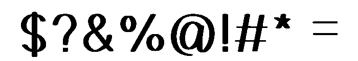 Daily Sparkle Font OTHER CHARS