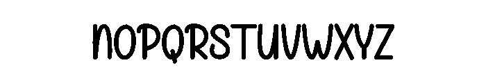 Daily Warmer Font UPPERCASE