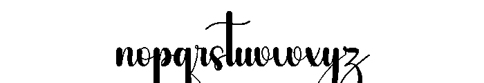 Daily Working Font LOWERCASE