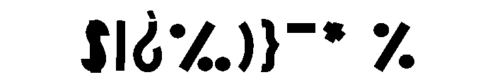 Daily1 Font OTHER CHARS