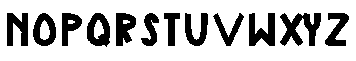 Daily1 Font UPPERCASE