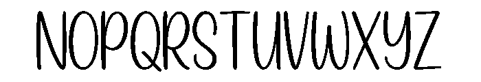 DailyDoodle Font UPPERCASE