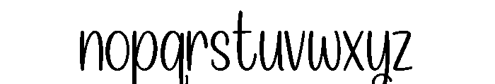 DailyDoodle Font LOWERCASE