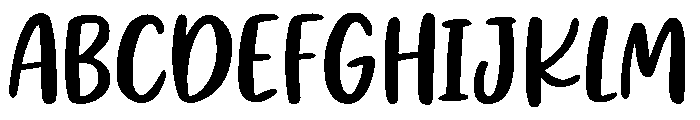 DailyMilk-Regular Font UPPERCASE
