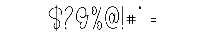 Dailylove Font OTHER CHARS