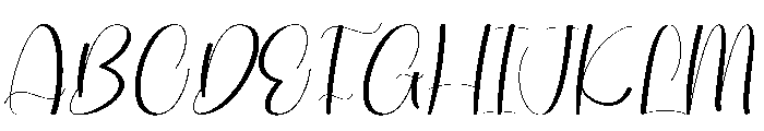 Dailystory Font UPPERCASE