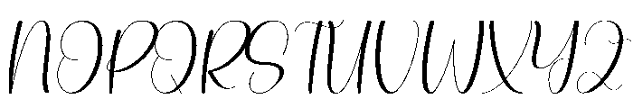 Dailystory Font UPPERCASE