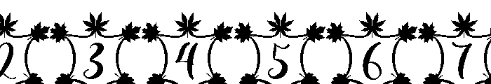 Dainty Autumn Font OTHER CHARS