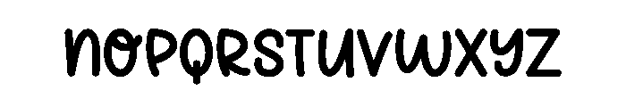 Dainty Bloom Font LOWERCASE