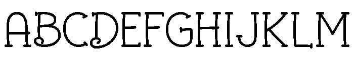 Dainty Hearts Regular Font UPPERCASE