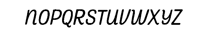 Dainty Scrip Font LOWERCASE