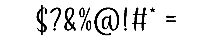 Dainty Sweety Font OTHER CHARS
