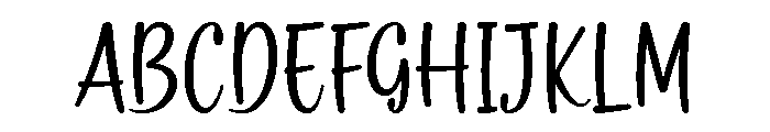 Dainty Sweety Font UPPERCASE