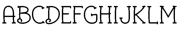 DaintyHearts-Regular Font UPPERCASE