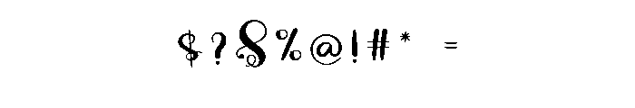 Dairy Baila Font OTHER CHARS