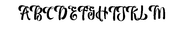 Dairy Baila Font UPPERCASE