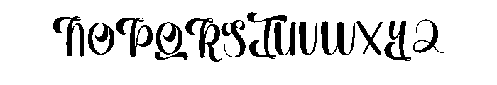 Dairy Baila Font UPPERCASE
