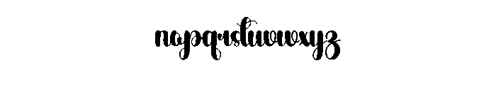 Dairy Baila Font LOWERCASE