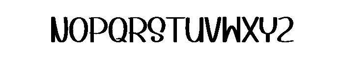 Dairy Spirit Font LOWERCASE