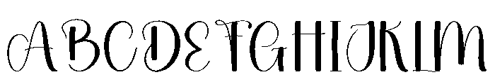 Dairy Whitener Font UPPERCASE